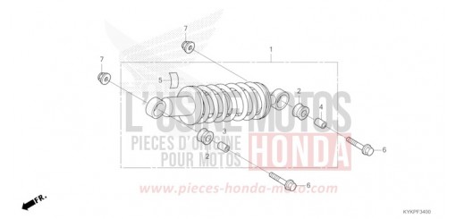 REAR CUSHION CRF110FS de 2025